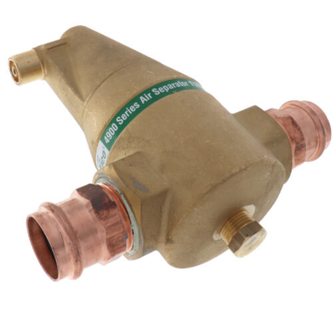 Taco 49-125P-1 1-1/4" Brass Series Air Separator (Press) Bsck View