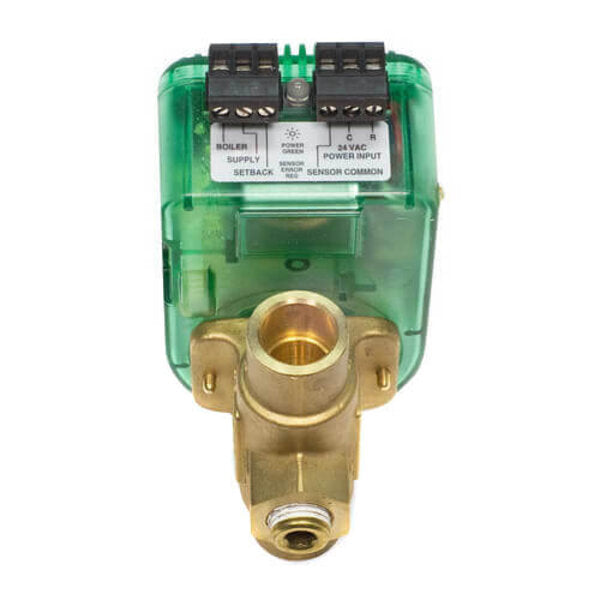 Taco I050C2R-2 12, 2 Way Outdoor Reset I-Series Mixing Valve w Sensor Side View