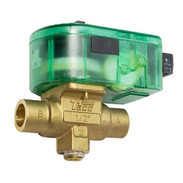 Taco I050C2S-2 1/2", 2 Way Setpoint I-Series Mixing Valve w/ Sensor Side View