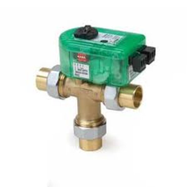 Taco I050C3R-1 1/2", 3 Way Outdoor Reset I-Series Mixing Valve w/ Sensor Side View