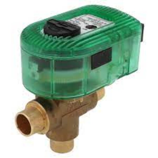 Taco I050C3S-1 1/2", 3 Way Setpoint I-Series Mixing Valve w/ Sensor Side View