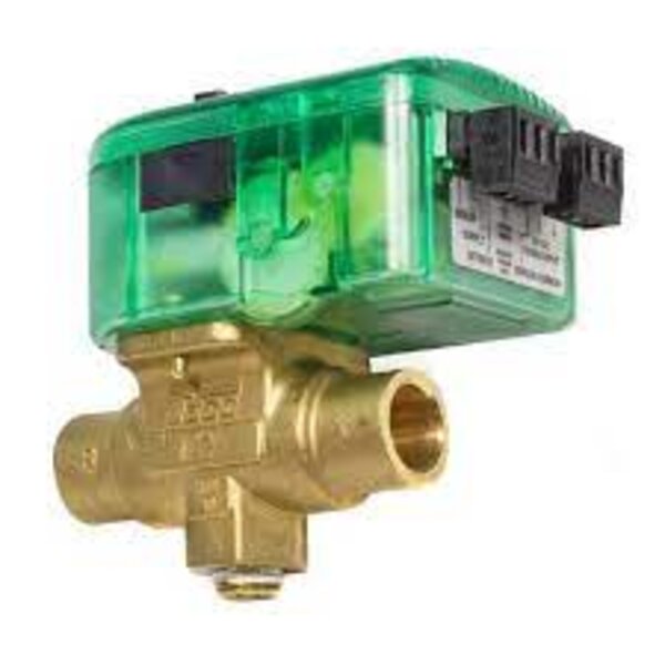 Taco I075T2S-2 3/4", 2 Way Setpoint I-Series Mixing Valve w/ Sensor Side View