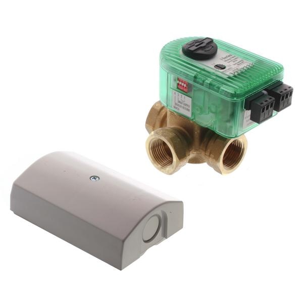 Taco I075T4R-1 3/4", 4 Way Outdoor Reset I-Series Mixing Valve (Threaded) Side View