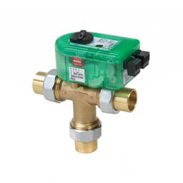 Taco I100T3S-1 1", 3 Way Setpoint I-Series Mixing Valve w/ Sensor Side View