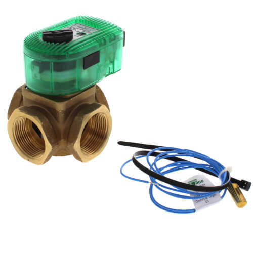 Taco I125T4S-1 1-1/4", 4 Way Setpoint I-Series Mixing Valve (Threaded) Side View