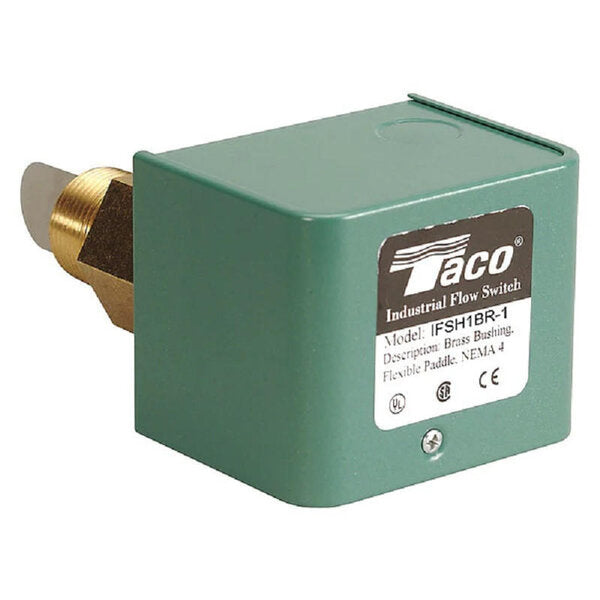 Taco IFSW2BR-1 1" Brass Flow Switch NEMA4 w/ Rigid Paddles (Double Switch) Side View