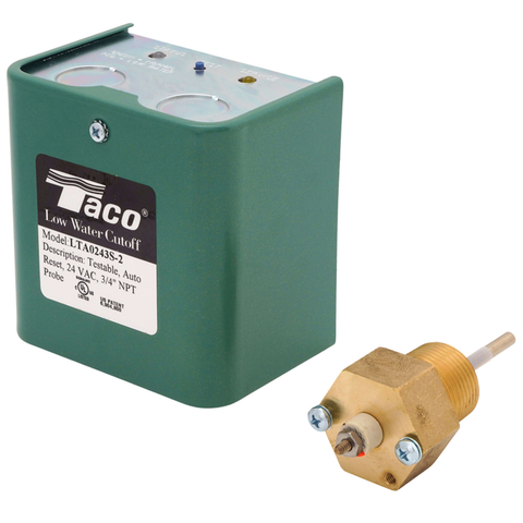 Taco LTA0243S-2 Electronic, (24V) Auto Reset Low Water Cut-Off (Water) Side View