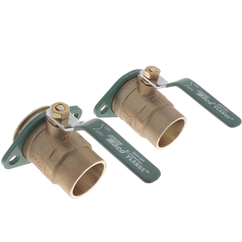 Taco SFL-150S 1-1/2" Sweat Shut-Off Freedom Swivel-Flange Set (Lead Free) Side View