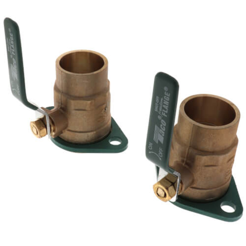 Taco SFL-150S 1-1/2" Sweat Shut-Off Freedom Swivel-Flange Set (Lead Free) Side View