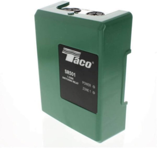 Taco SR501-4 1 Zone Switching Relay Side View