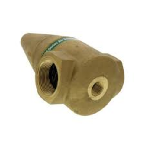 Taco 49-150T-2 1-1/2" Brass Series Air Separator (Threaded) Back View