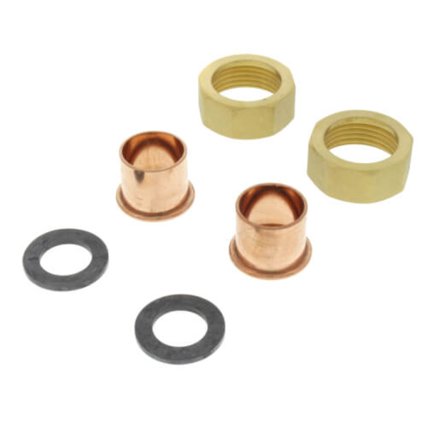 Taco UFS-075S 3/4" Union Sweat Fitting Kit Top VIew