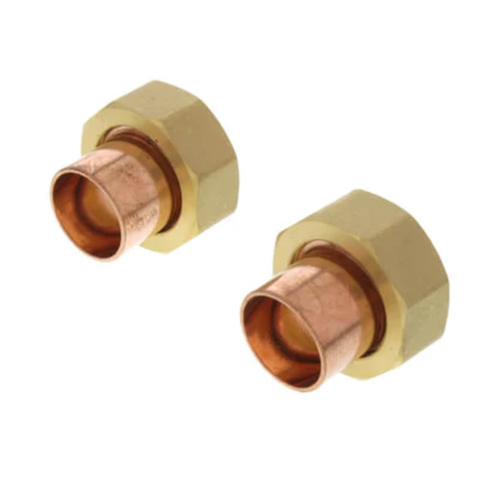 Taco UFS-075S 3/4" Union Sweat Fitting Kit Side View