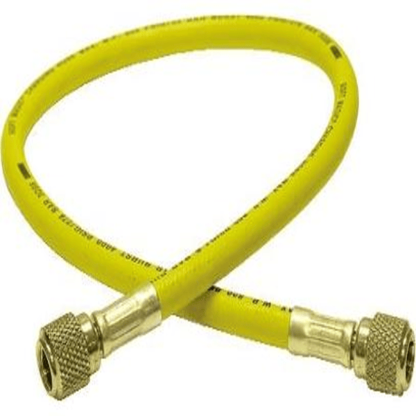 Uniweld H2SSM 2' Yellow Hose Top View