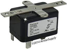 White-Rodgers 90-290Q Fan Relay, Type 84, 24 Vac Coil, Spno. Coil Data: 90 Ohms Dc Resistance, 125 ma (nominal), 3 Va (nominal), 4 Va (inru
