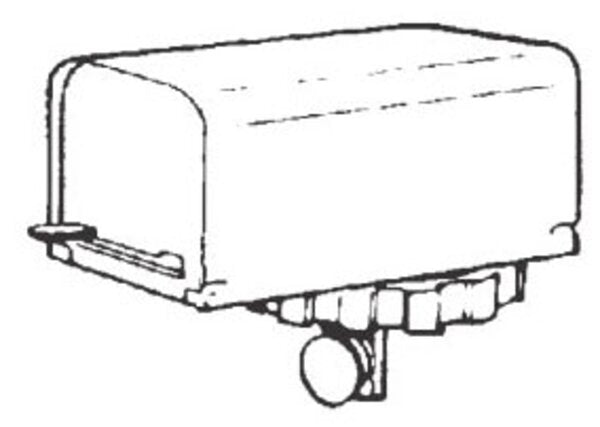 White-Rodgers F19-0187 24 Vac Power Head For 2 Way 13A00 Zone Valve With Plug In Panel For 13A02-101 & 13A02-102