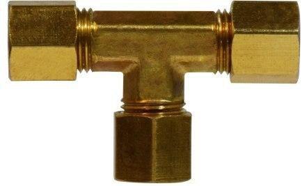 Lead Free Brass Compression Tee