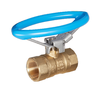 Standard Port 2-way ball valve with Oval handle