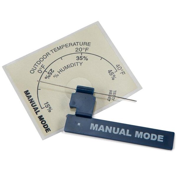 Aprilaire 4336 Resistor Case Manual Label Side View