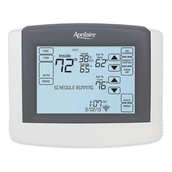 Aprilaire  WiFi Programmable Thermostat  Front View