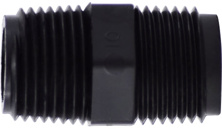 Black Polyethylene Hex Nipple