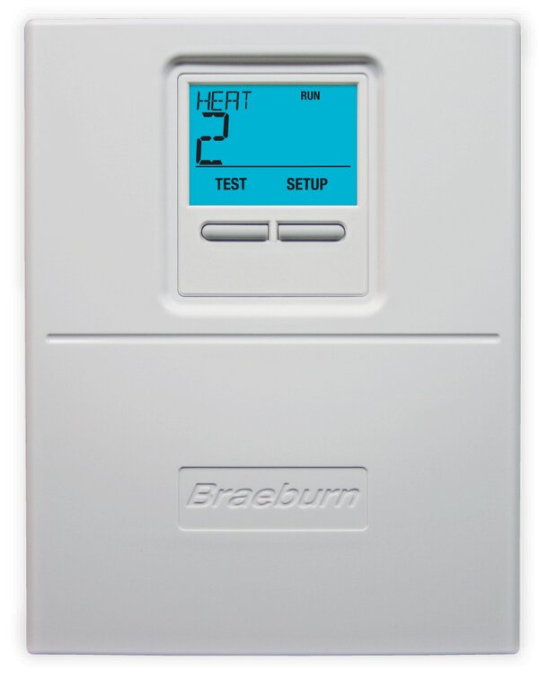 Braeburn 3-Zone Control Panel Model 140311, Front View