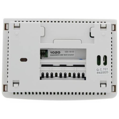 Braeburn Economy Thermostat, View From Behind