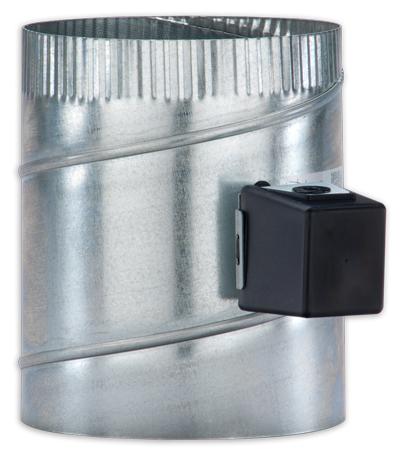 Braeburn Power Open, Spring Round Rectangular Damper