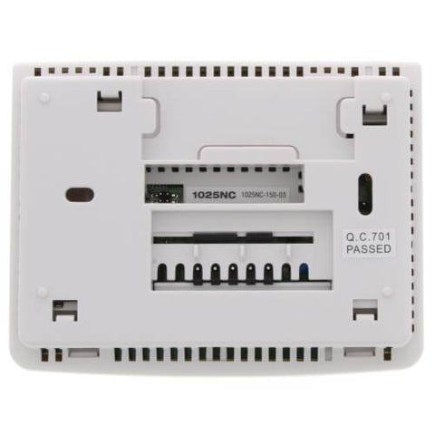 Braeburn Builder Value Heat Only Thermostat, View From Behind