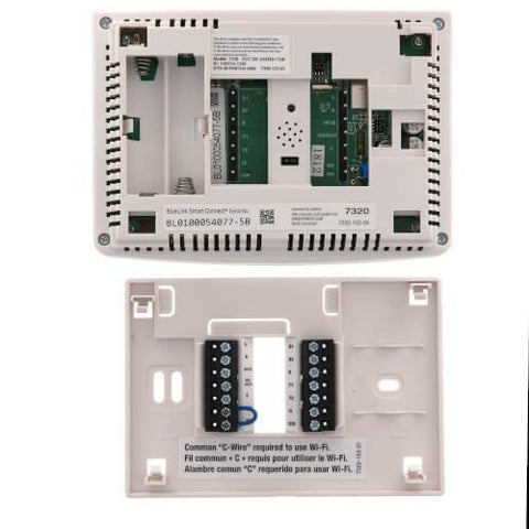 Braeburn BlueLink Model Wi-Fi Programmable Thermostat, View From The Middle