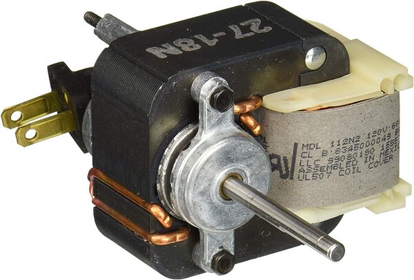 Broan-Nutone S99080180 Single-Speed Broan Replacement Motor Side View