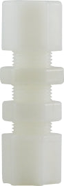 White Nylon Bulkhead Compression Union
