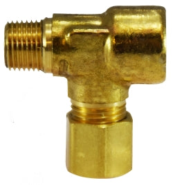 Brass Compression Adapter Tee