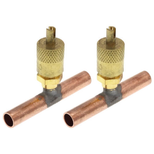 C & D Valve Co CD5421 Copper Access Tee Side View