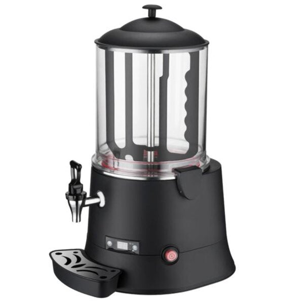 Coldline CHOCO10 2.6 Gallon 10 Liter Hot Beverage / Hot Topping Dispenser - Black Side View