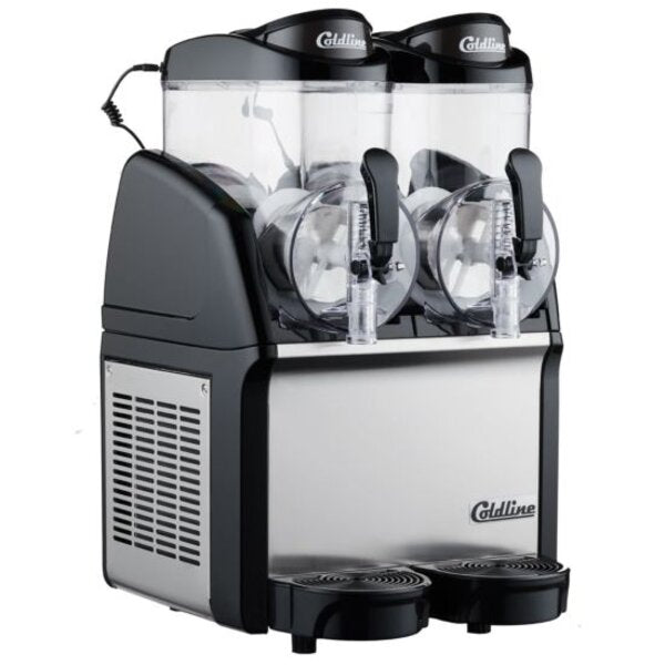 Coldline GRANITA-2N Double 2 Bowl Pourover Granita Slush Machine - 6 Gallon Side View