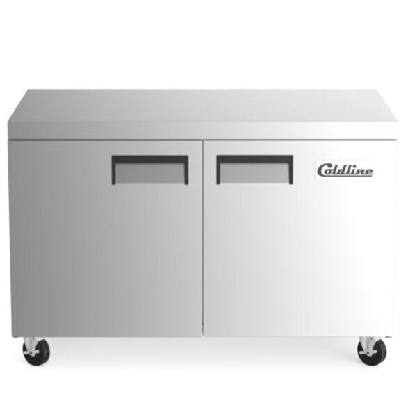 Coldline UC-48R 48" Undercounter Worktop Refrigerator - 12 Cu. Ft. Side View