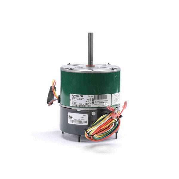 Genteq Totally Enclosed Air Over Condenser Fan ECM Motor Front view