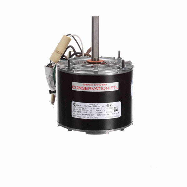 Century Totally Enclosed Air Over Condenser Fan Motor Front view