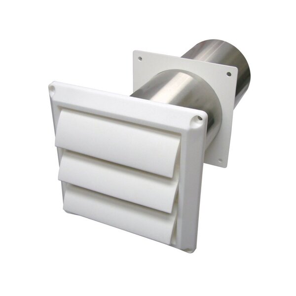 Dundas-Jafine LPVB4Z Louvered Exhaust Hood Side View