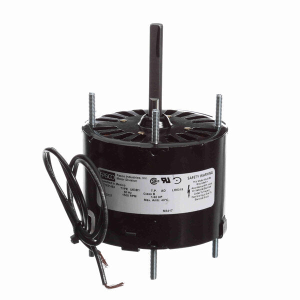 Fasco Open Air Over Direct Drive Motor Front View