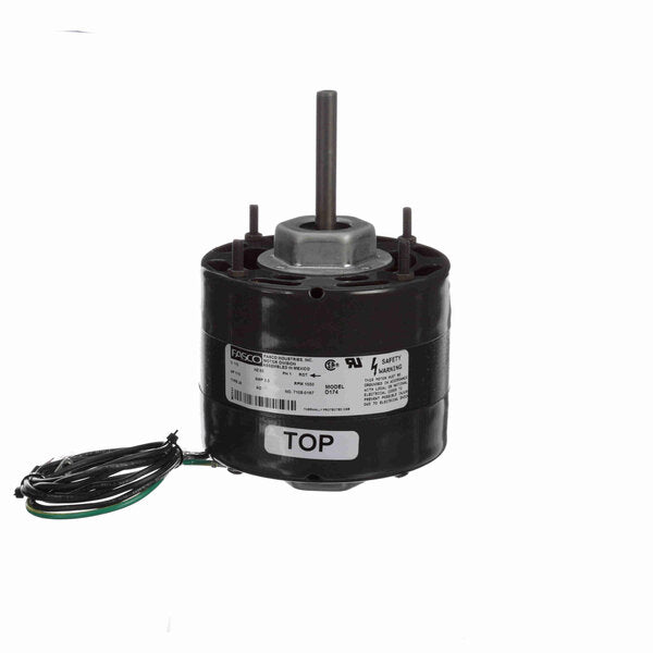 Fasco Open Air Over Direct Drive Motor Front View