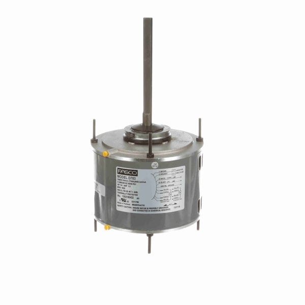 Fasco Open Air Over Direct Drive Motor Front View