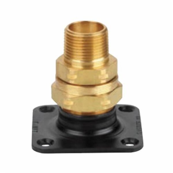 Gastite XR3TRM-11 3/4" Termination Fitting - Square Steel Flange Side View