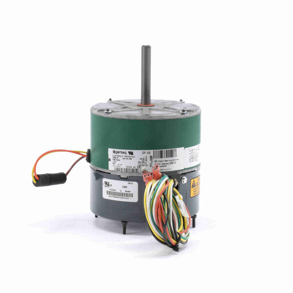 Genteq Totally Enclosed Air Over Condenser Fan ECM Motor Front view