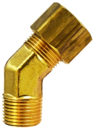 Brass Compression 45° Elbow