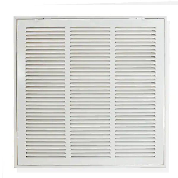Hart & Cooley 012745 659T 20 20 W Steel Lanced Face Tbar Return Air Grille Front View
