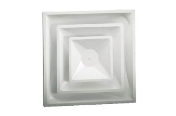 Hart & Cooley 050504 Fixed Pattern Two Cone T-Bar Diffusers Side View