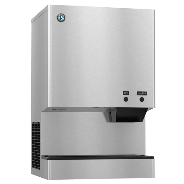 Hoshizaki Air-Cooled Cubelet Ice Machine & Water Dispenser, View On The Left