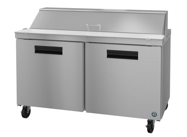 Hoshizaki 60” 2 Door Stainless Steel Refrigerated Sandwich Prep Table
